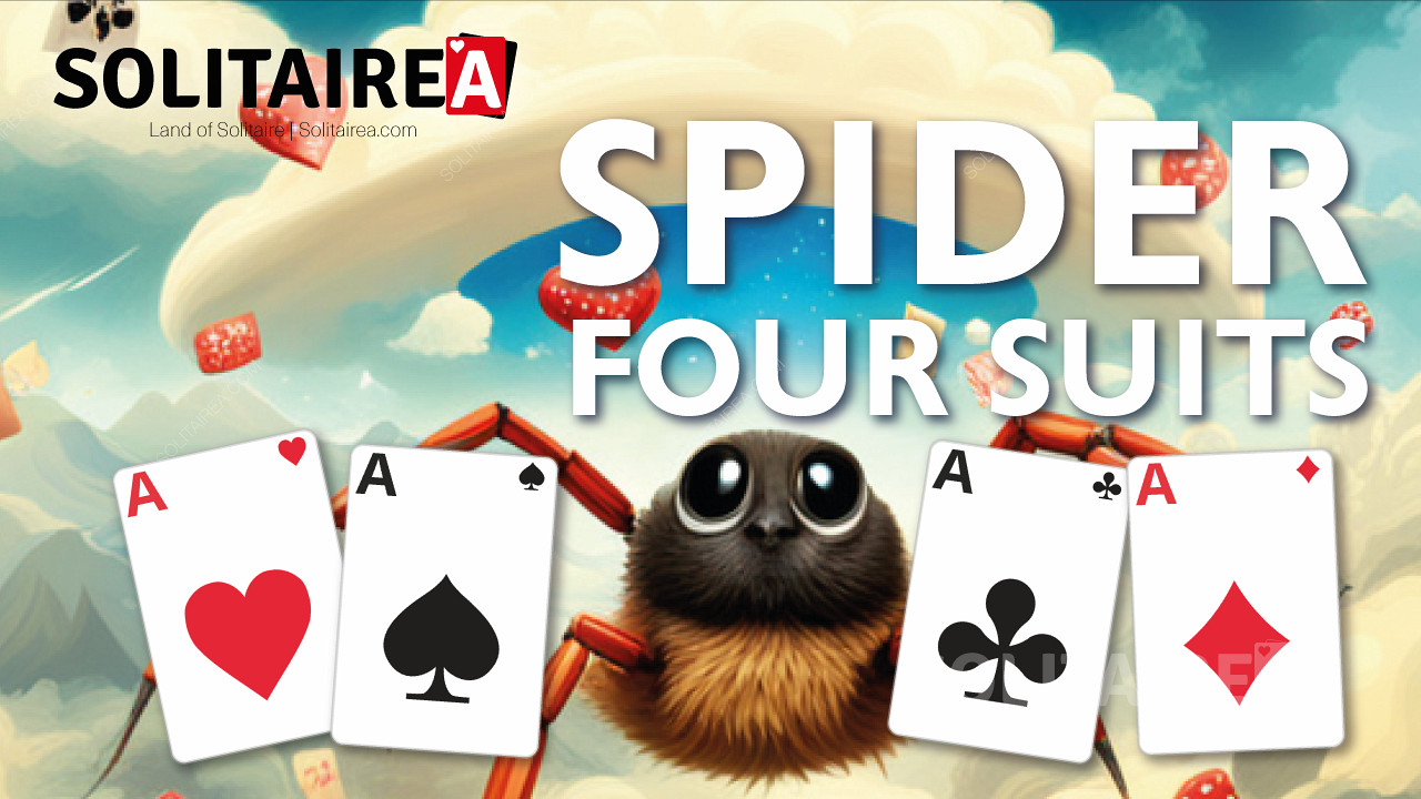Play Spider Solitaire 4 Suits The Game for Experienced Players