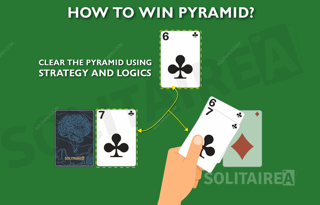 Learn the Pyramid solitaire rules before developing you strategies for winning.